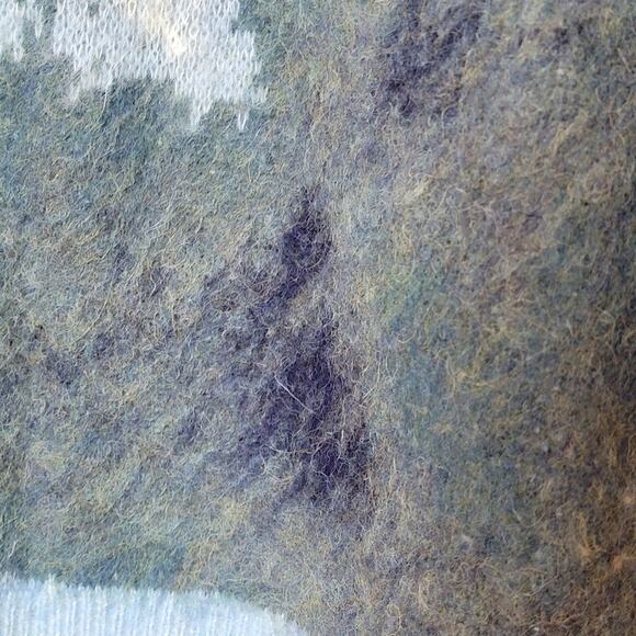 The Kooples Blue Colorblock Wool & Alpaca Sweater, Sz 3 / US 8-10 - Picture 5 of 14